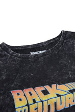 Back To The Future Graphic Acid Wash Tee thumbnail 2