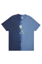 T-shirt teint noué imprimé graphique Squidward thumbnail 1