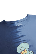 T-shirt teint noué imprimé graphique Squidward thumbnail 2