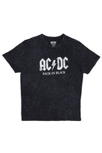 AC/DC Back In Black Graphic Acid Wash Tee thumbnail 1