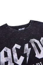 AC/DC Back In Black Graphic Acid Wash Tee thumbnail 2
