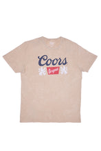 T-shirt délavé acide imprimé graphique Coors Original thumbnail 1