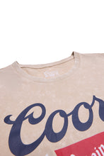 T-shirt délavé acide imprimé graphique Coors Original thumbnail 2