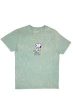 T-shirt délavé acide imprimé graphique Peanuts Snoopy thumbnail 1