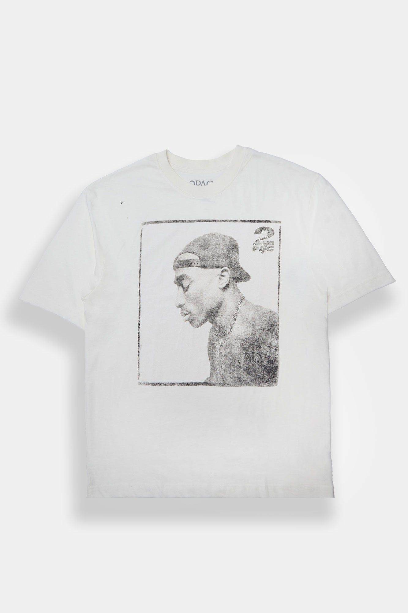 Tupac Portrait Graphic Oversized Tee