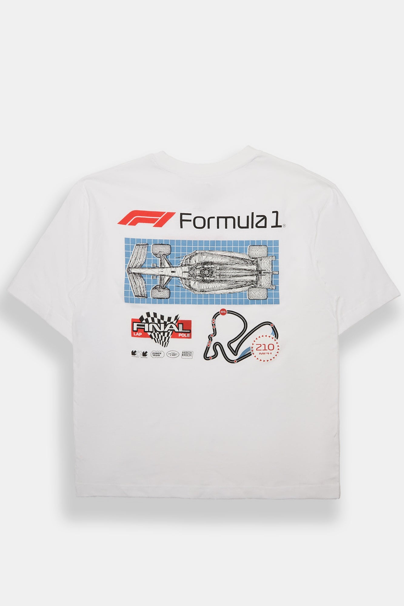 Formula 1 Final Lap Graphic Oversized Tee