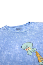 T-shirt délavé acide imprimé graphique Squidward thumbnail 2