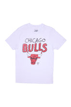 T-shirt graphique imprimé dessiné à la main Chicago Bulls thumbnail 1