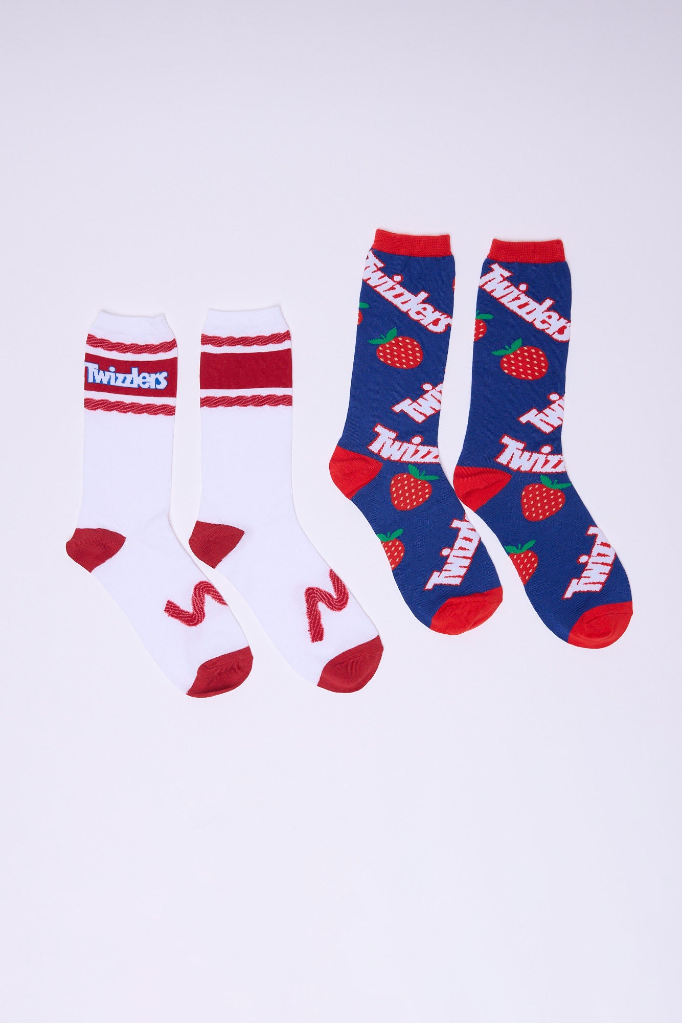 Twizzlers Printed Crew Socks Giftable 2-Pack