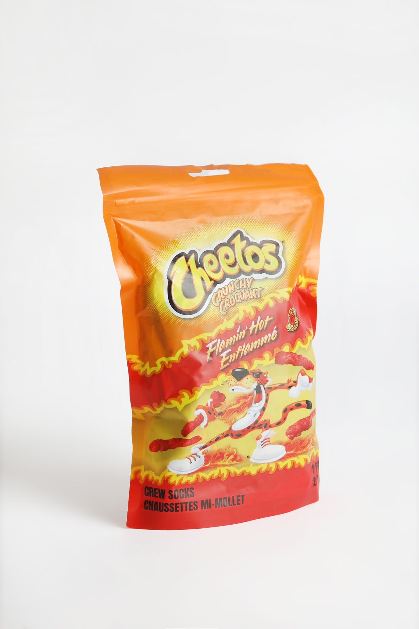 Chaussettes imprimés Cheetos paquet cadeaux de 2