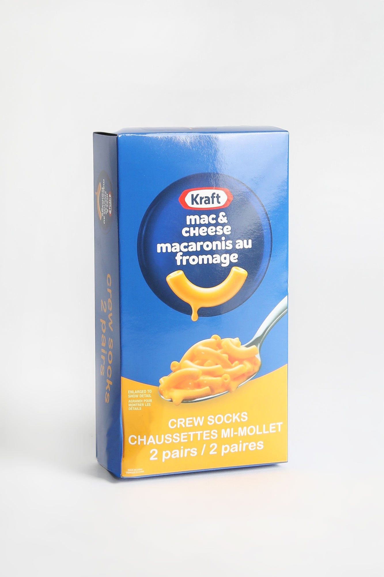 Mac & Cheese Crew Socks Giftable 2-Pack