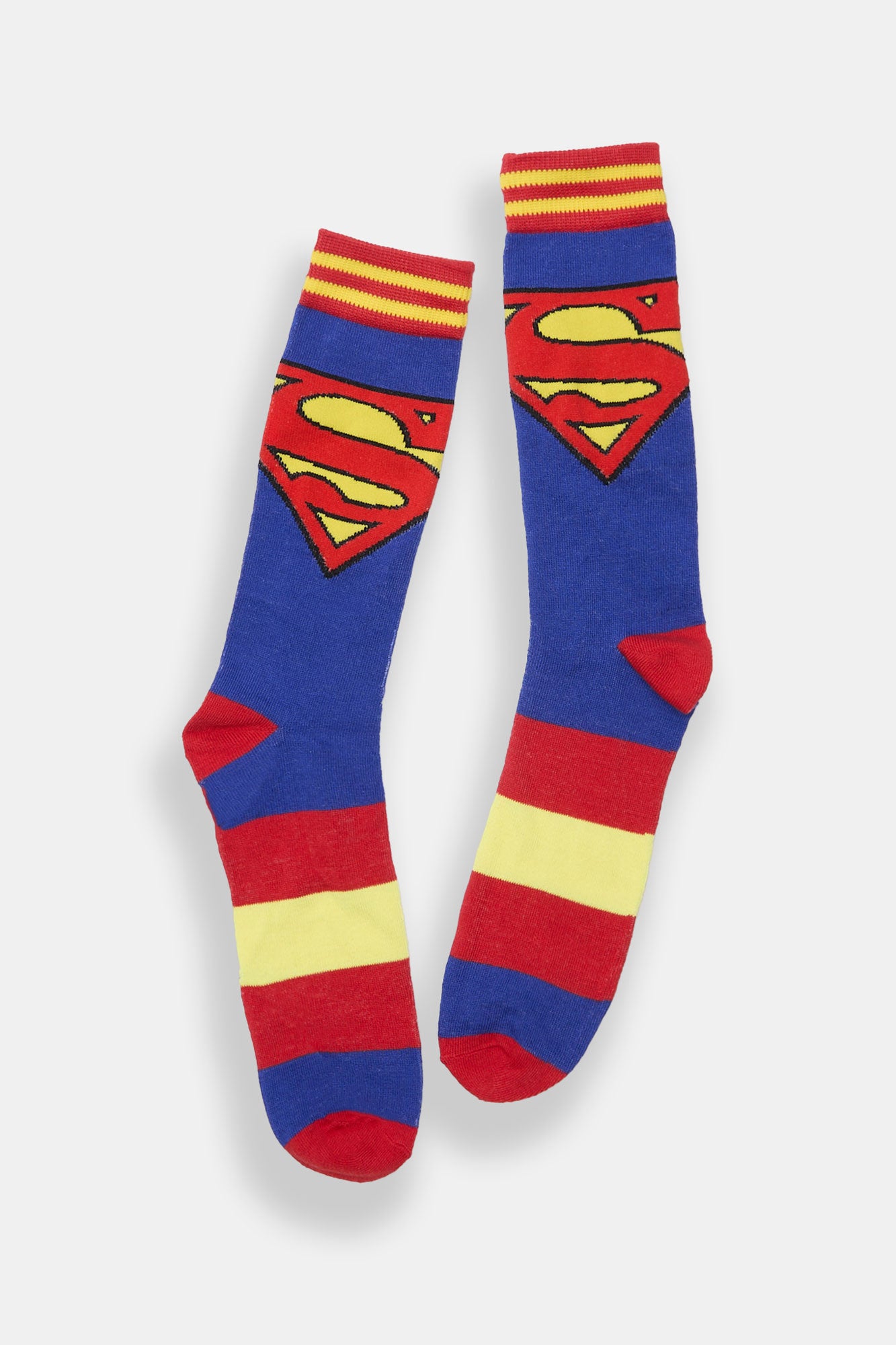 Chaussettes jacquard imprimées Superman Logo