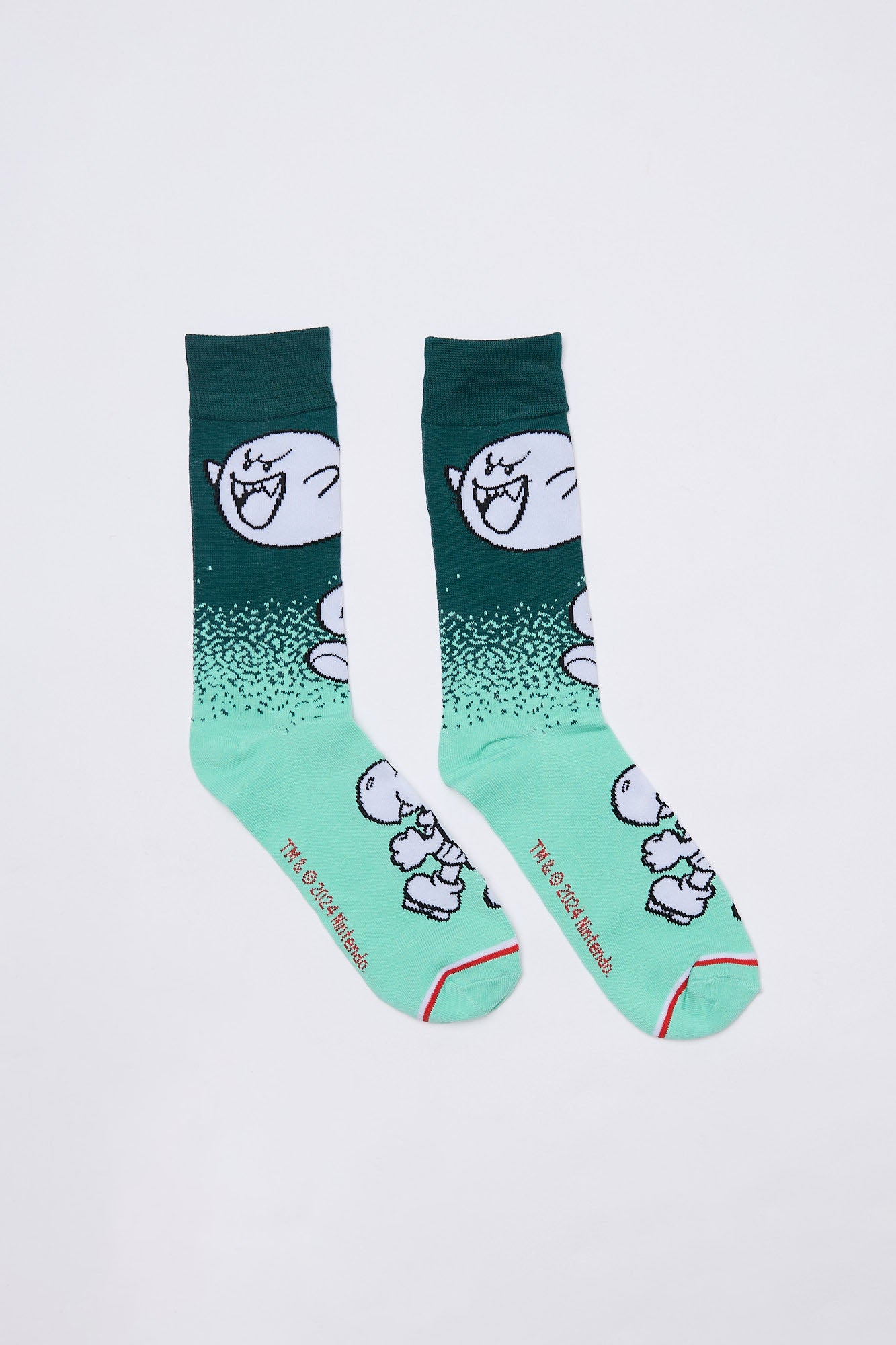 Mario Boo Koopa Goombax Printed Crew Socks