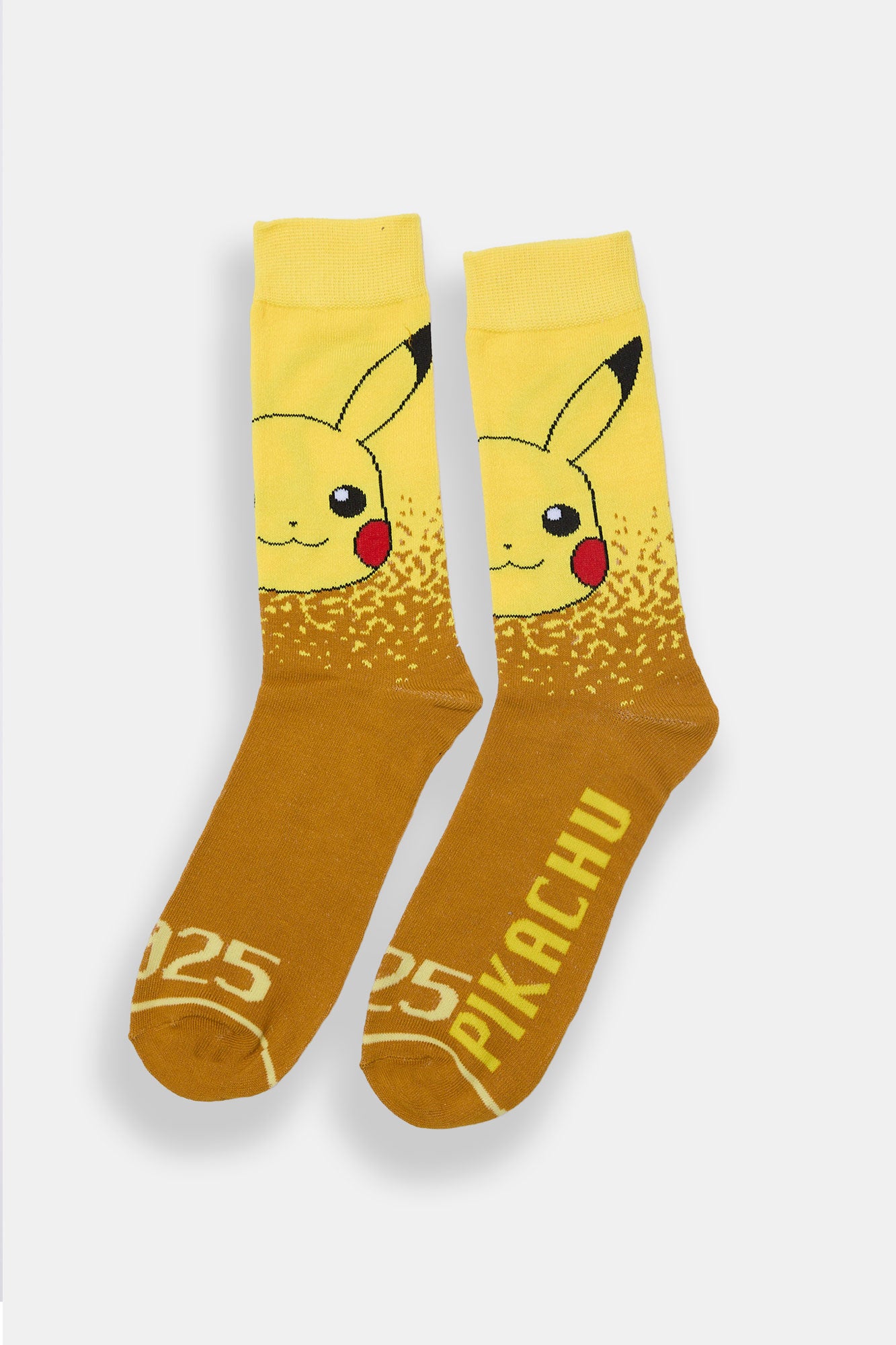 Chaussettes jacquard imprimées Pokémon Pikachu