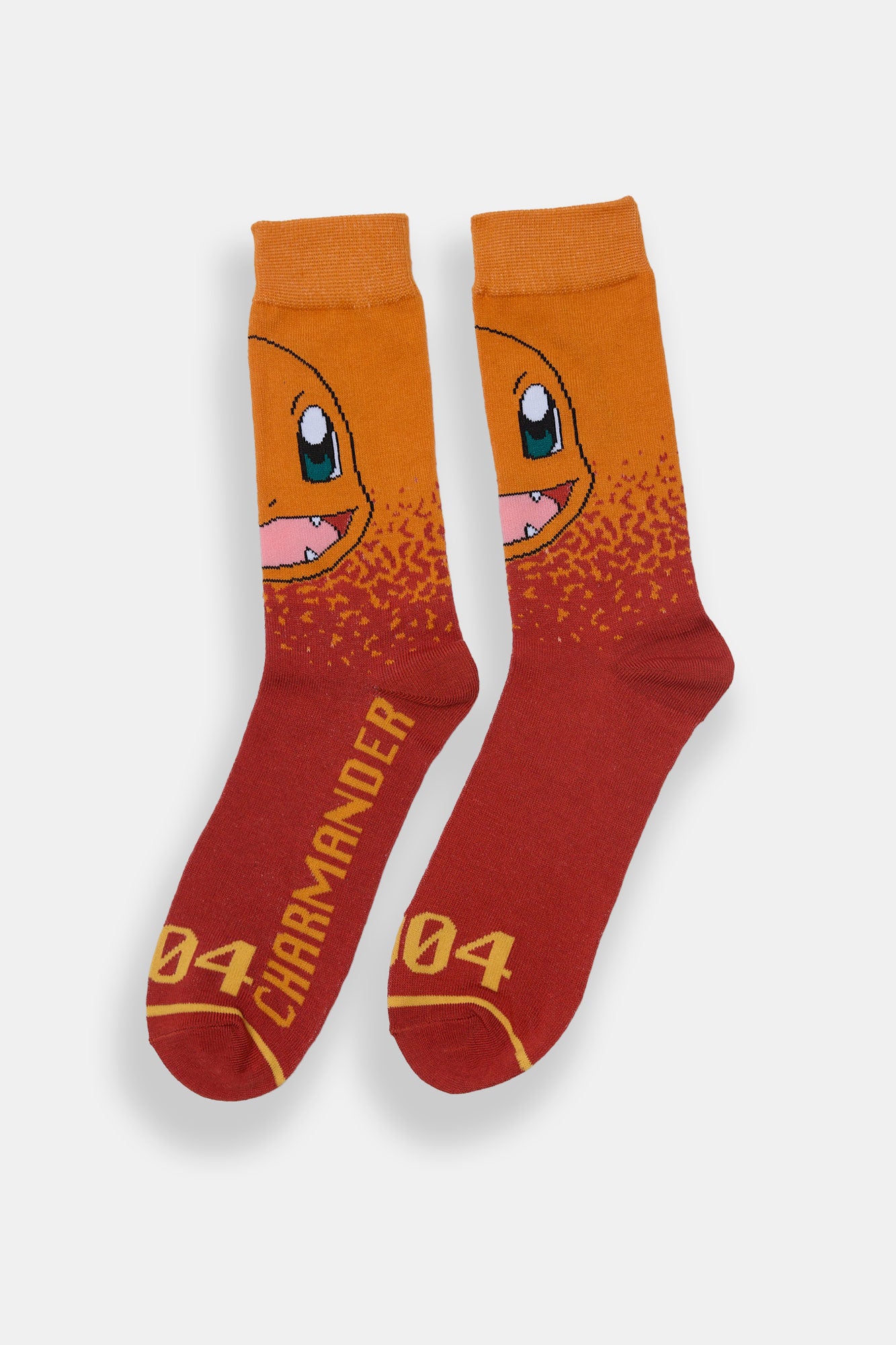 Chaussettes jacquard imprimées Pokémon Salamèche