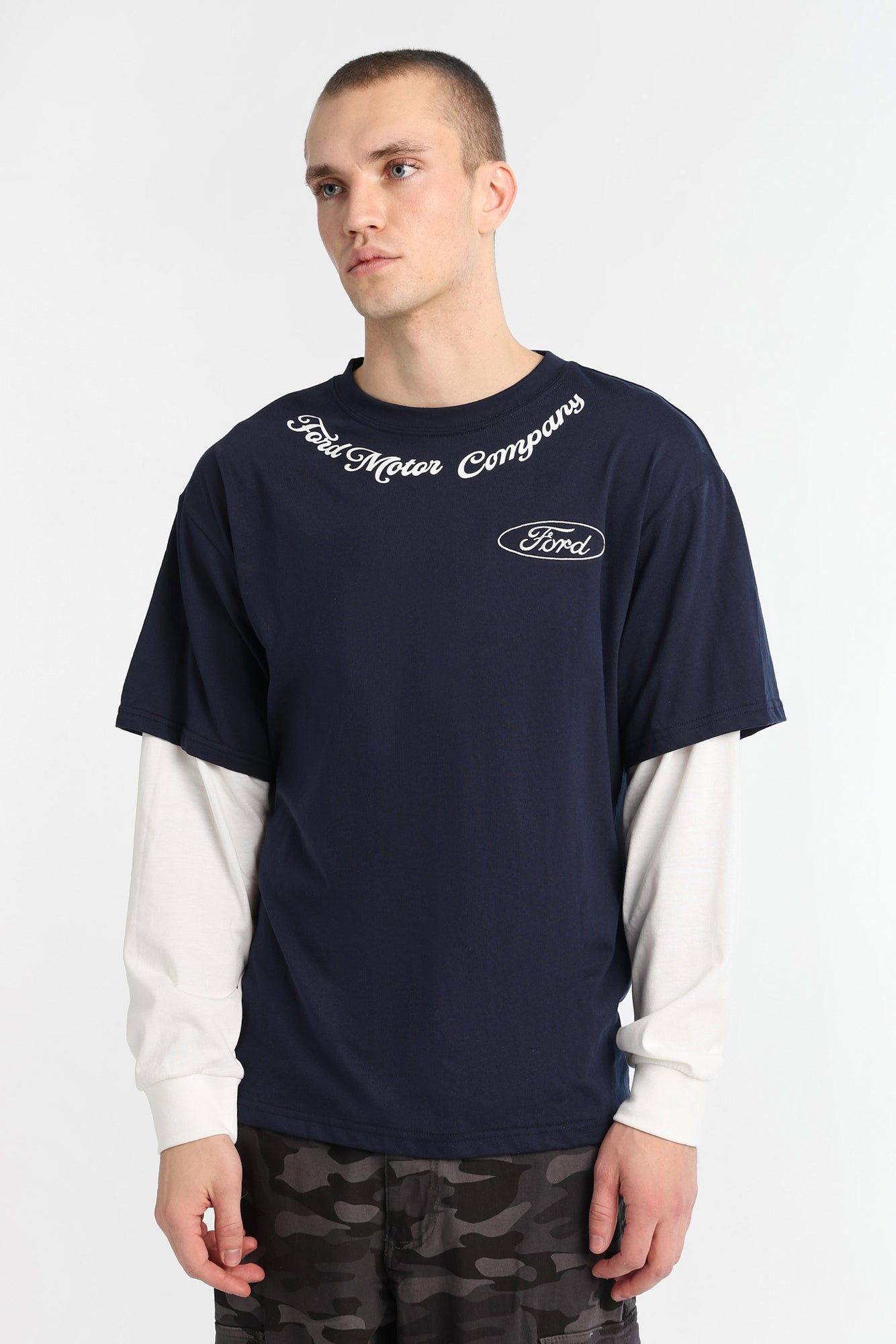 Ford Motor Company Long Sleeve Layered Twofer Tee – Bluenotes