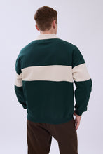 AERO Embroidered Colour Block Long Sleeve Polo thumbnail 3