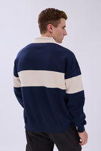 AERO Embroidered Colour Block Long Sleeve Polo thumbnail 7