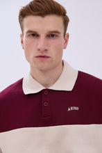 AERO Embroidered Colour Block Long Sleeve Polo thumbnail 9