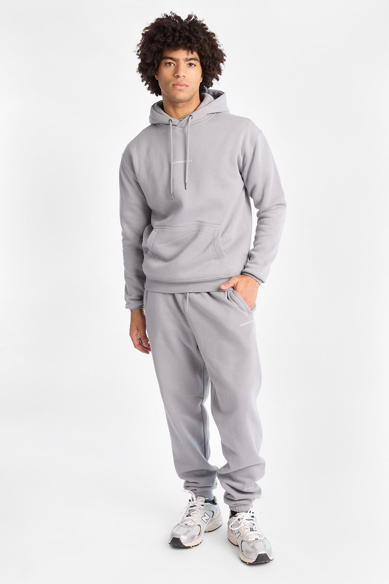 Aéropostale Cloud Soft Fleece Embroidered Boxy Hoodie