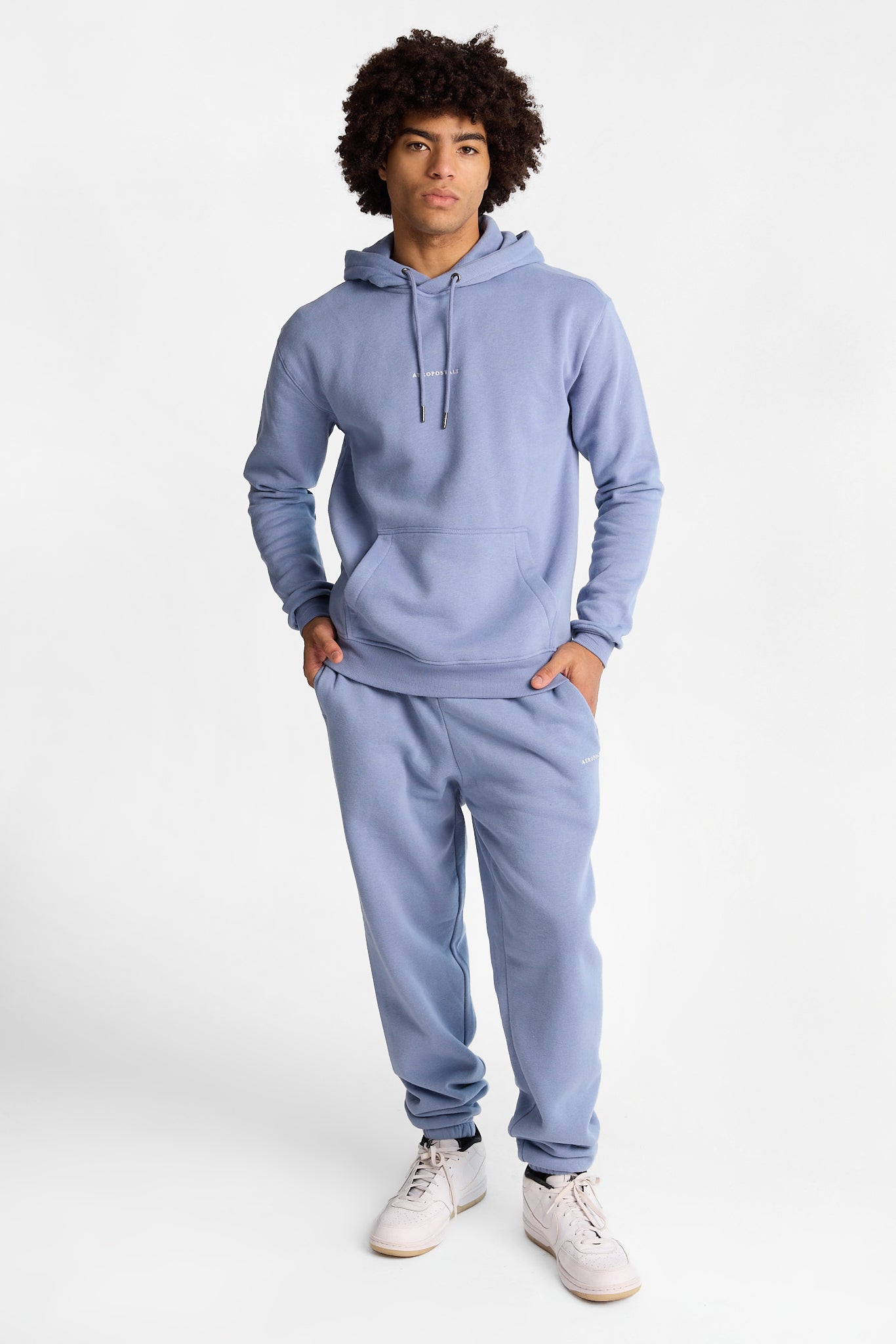 Aéropostale Cloud Soft Fleece Embroidered Boxy Hoodie