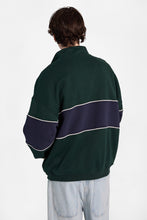 Chandail en coton molletonné à quart de glissière en bloc de couleurs AERO thumbnail 8