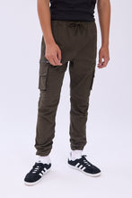 Pantalon de jogging cargo zippé AERO en sergé thumbnail 10