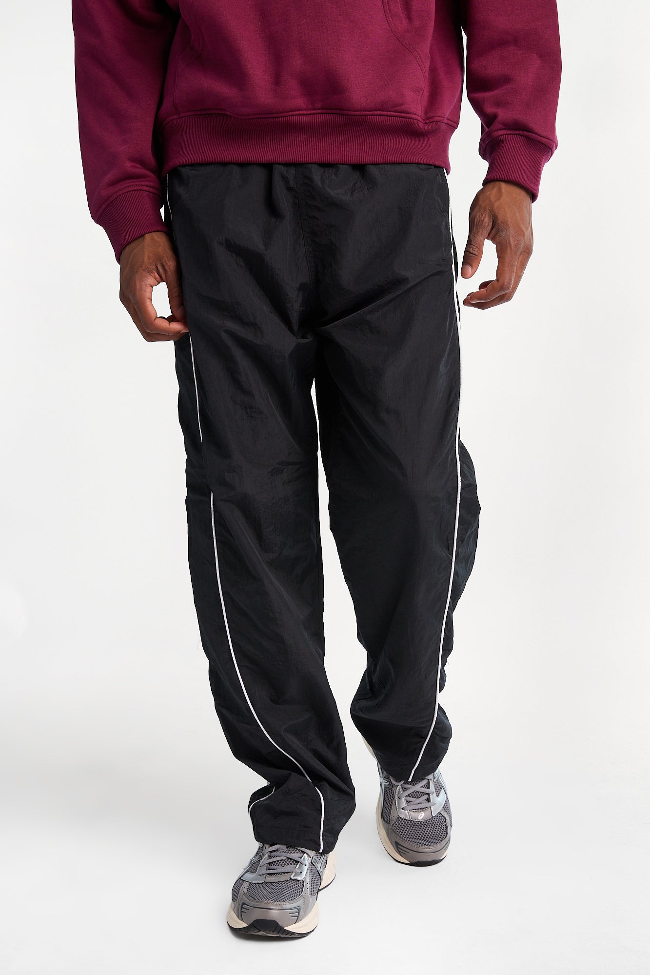 AERO Nylon Baggy Track Pants