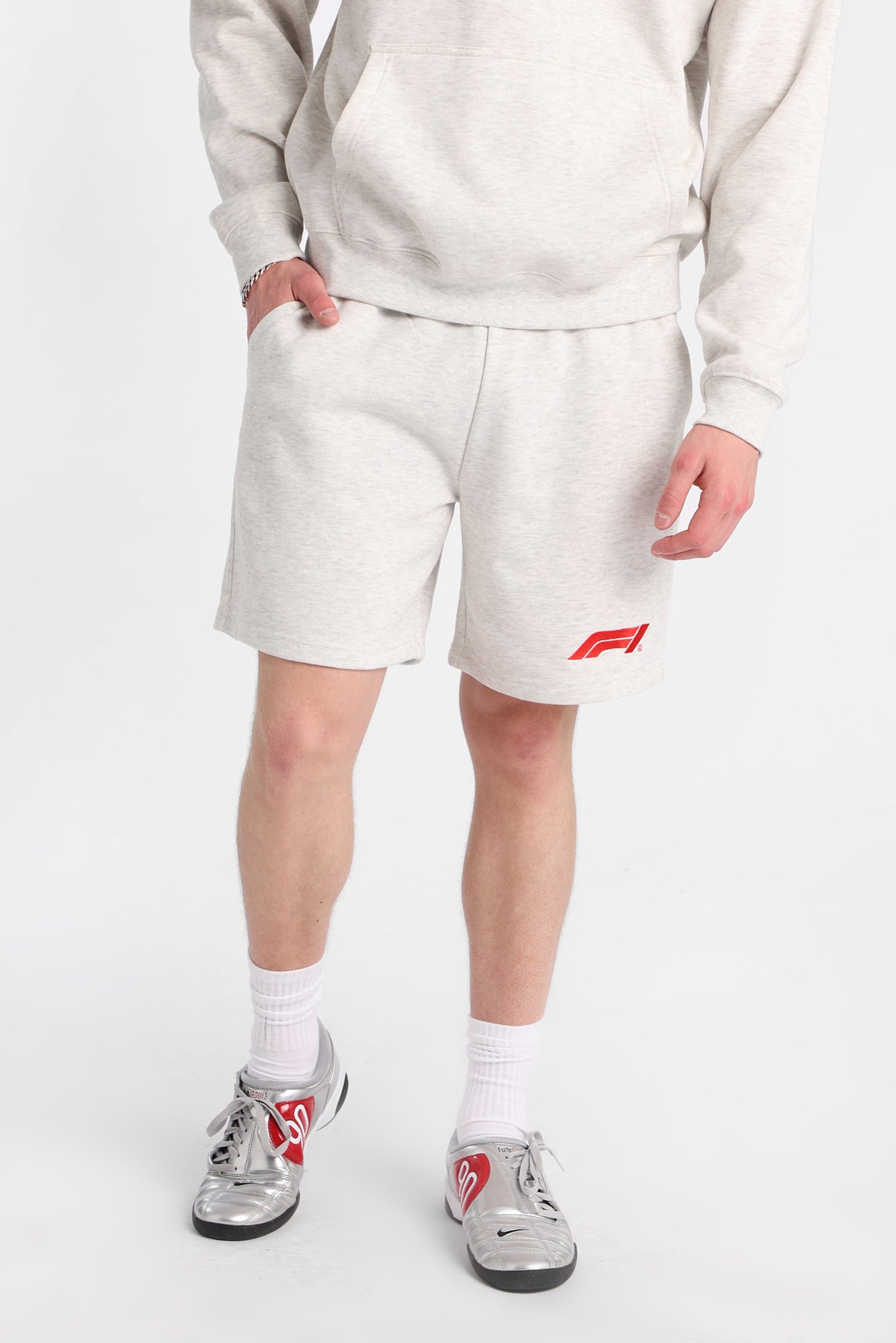 F1 Embroidered Fleece Shorts