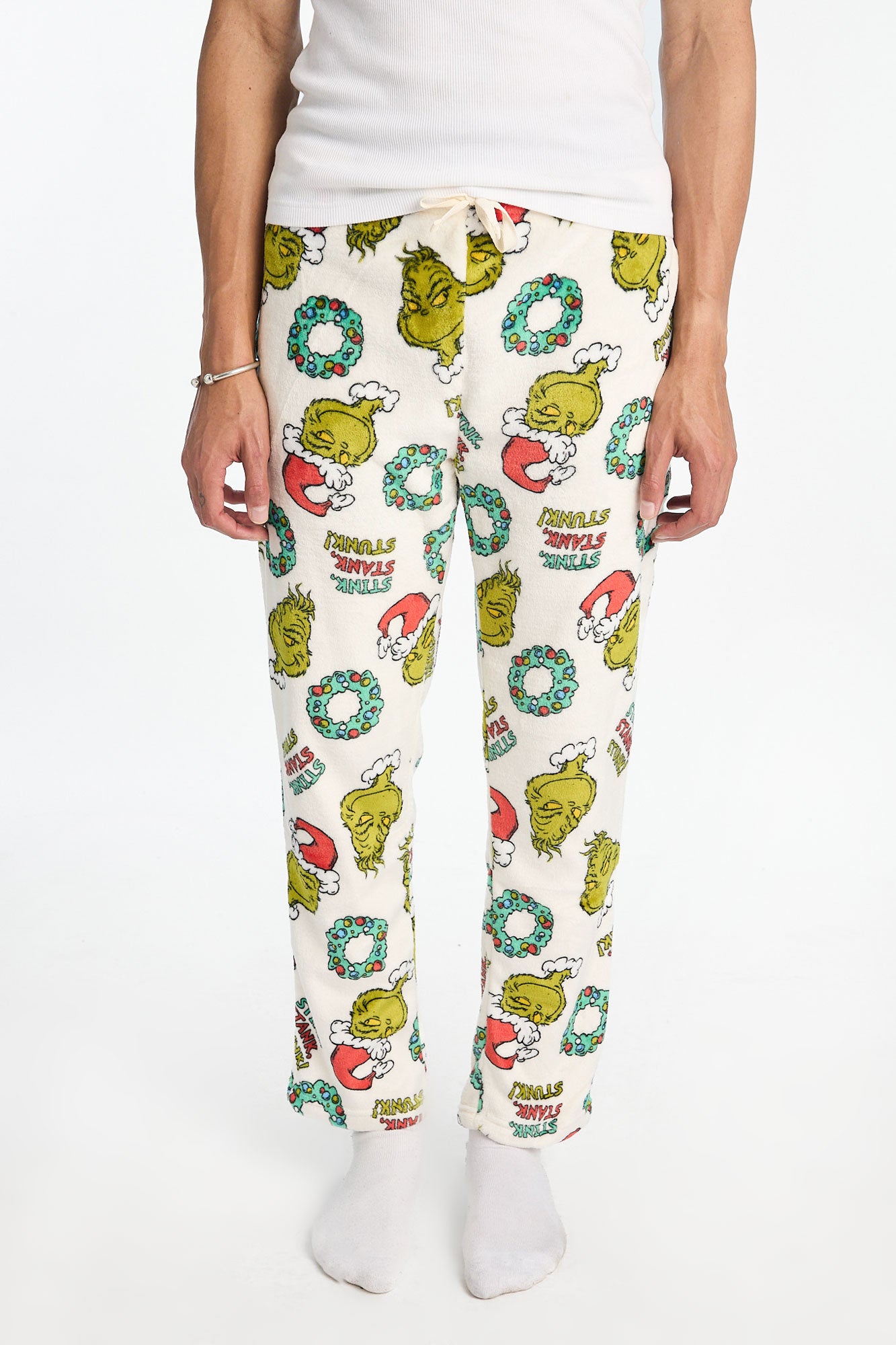 The Grinch Stink Stank Stunk Plush Pajama Pants