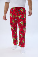 The Grinch Wreath Printed Plush Pajama Pants thumbnail 1