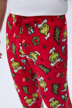 The Grinch Wreath Printed Plush Pajama Pants thumbnail 2