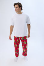 The Grinch Wreath Printed Plush Pajama Pants thumbnail 4