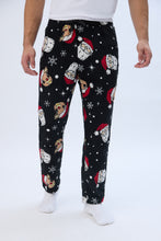 Rudolph Printed Plush Pajama Pants thumbnail 1