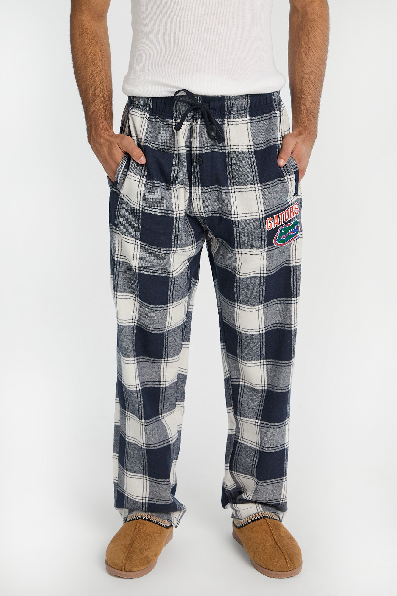 Florida Gators Embroidered Varsity Plaid Pajama Pants