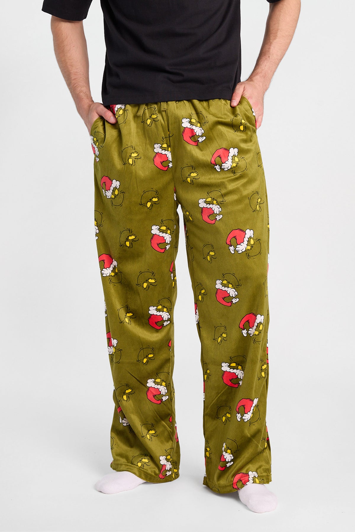 The Grinch Faces Print Pajama Pants
