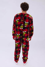 The Grinch Plaid Printed Plush Crew Neck Onesie thumbnail 4