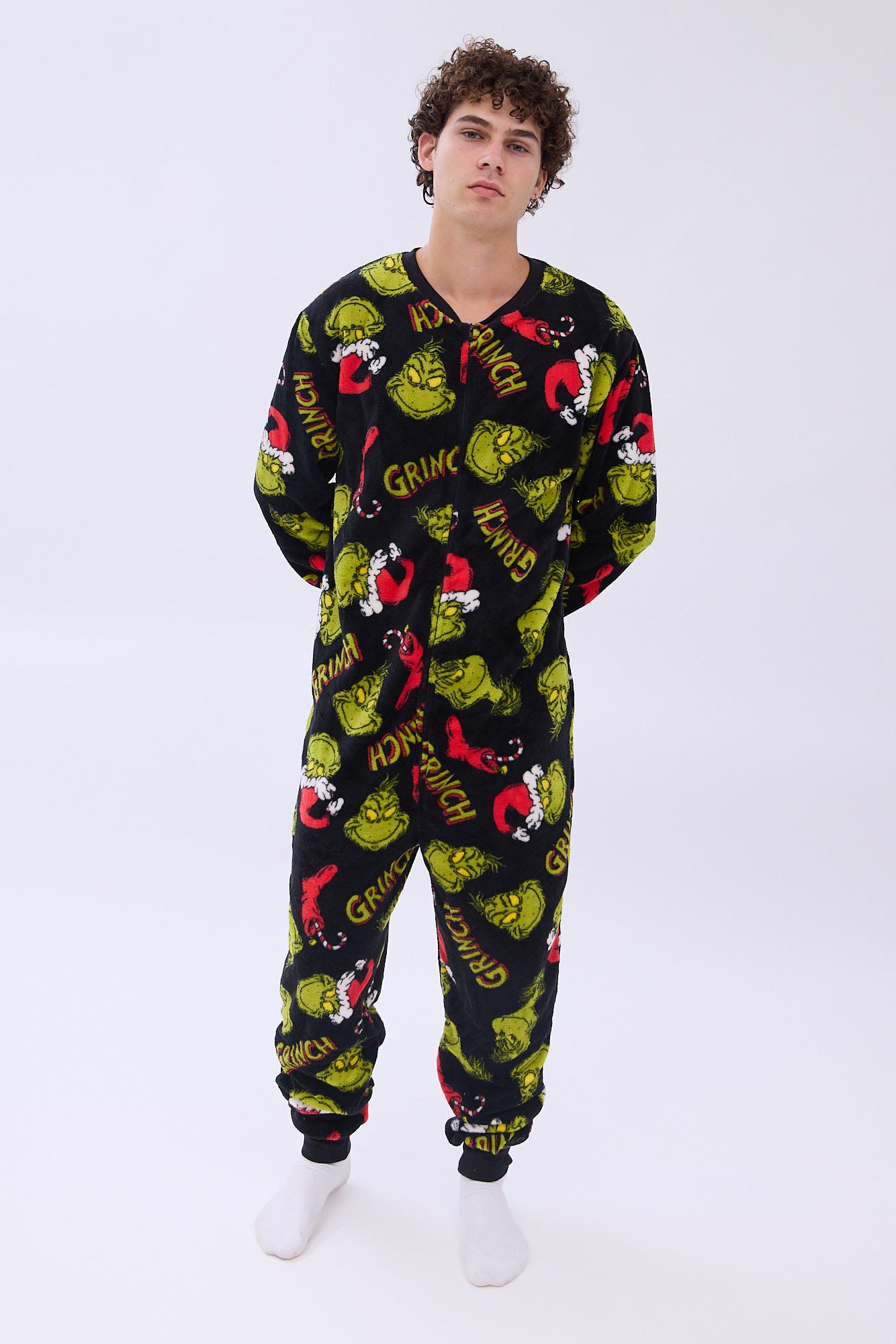 Aeropostale The Grinch Printed Crew Neck Onesie Shop Midtown