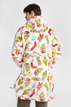 Chandail-couverture à capuche surdimensionné en peluche imprimé Le Grincheux thumbnail 3