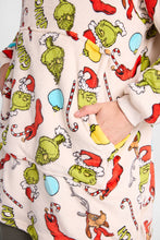 Chandail-couverture à capuche surdimensionné en peluche imprimé Le Grincheux thumbnail 5