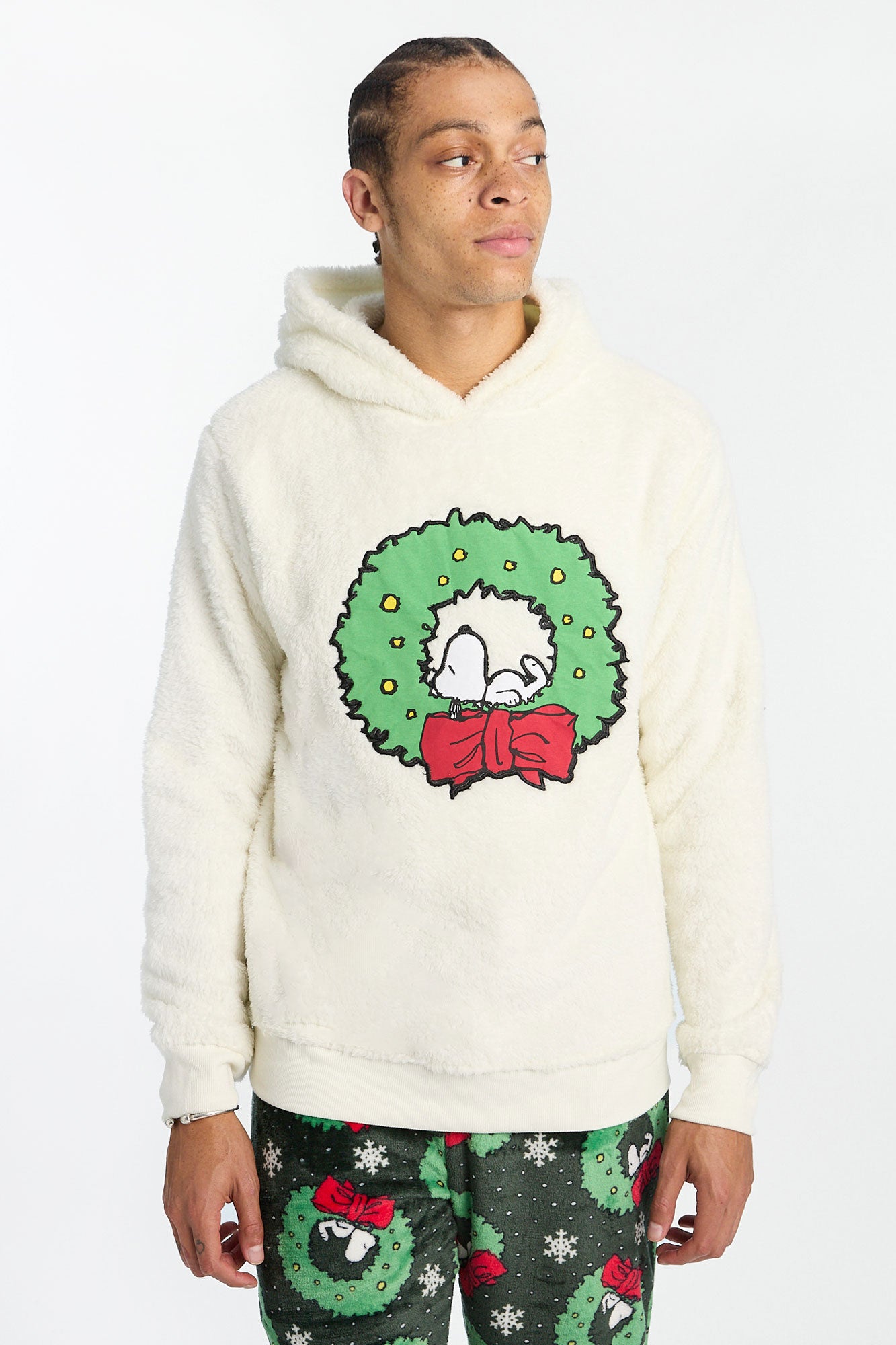 Peanuts Snoopy Graphic Sherpa Hoodie