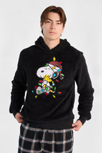 Peanuts Snoopy Graphic Sherpa Hoodie thumbnail 1