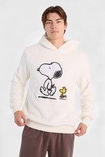 Chandail à capuche en peluche sherpa graphique Peanuts Snoopy et Woodstock thumbnail 1