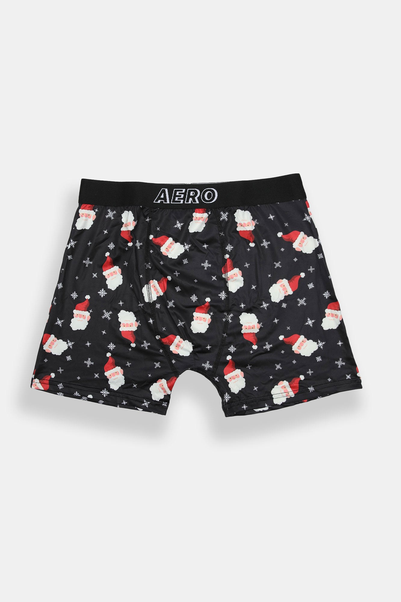 AERO Santa Faces Christmas Printed Boxer Briefs