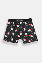 AERO Santa Faces Christmas Printed Boxer Briefs thumbnail 1