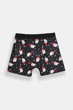 AERO Santa Faces Christmas Printed Boxer Briefs thumbnail 2
