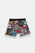 Snake Card Skulls Printed Boxer Briefs thumbnail 2