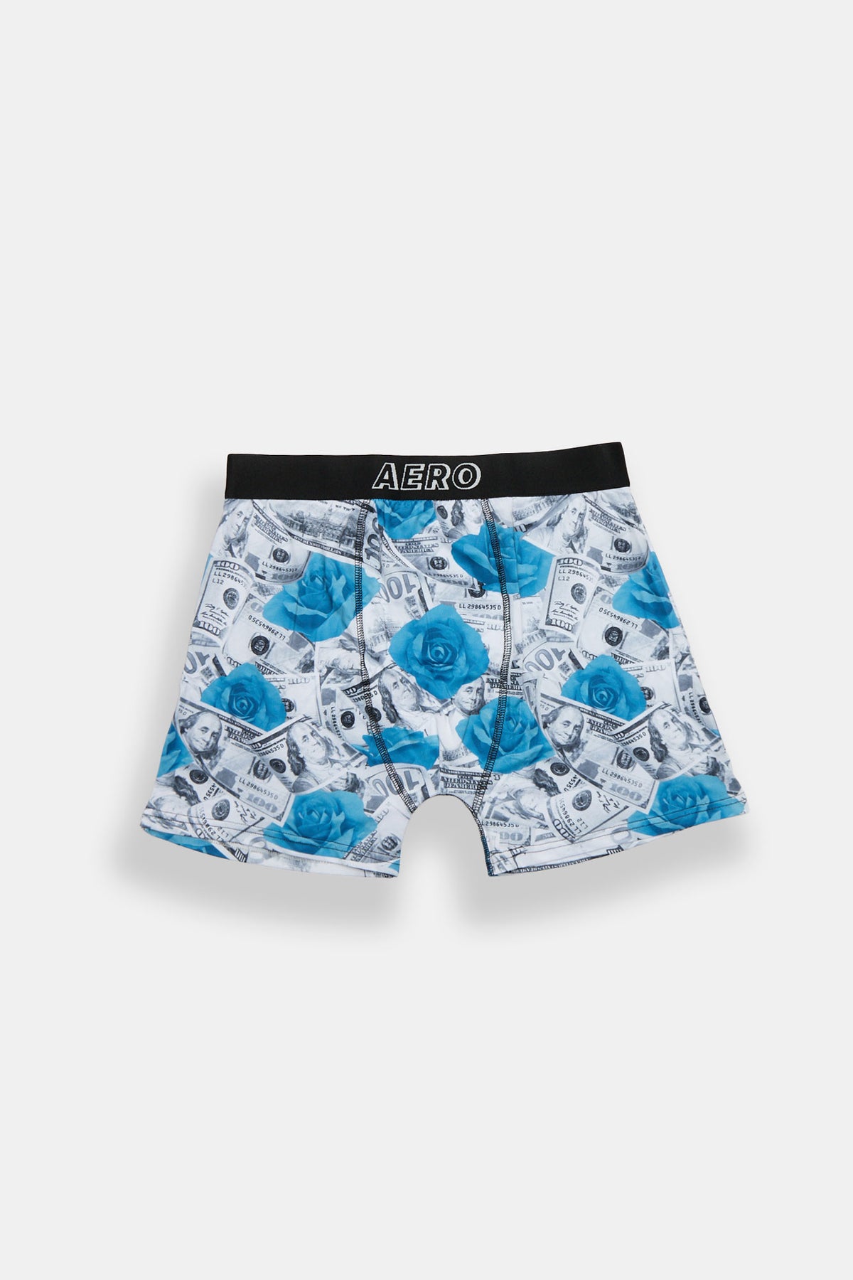 AERO Roses & Money Bills Printed Boxer Briefs