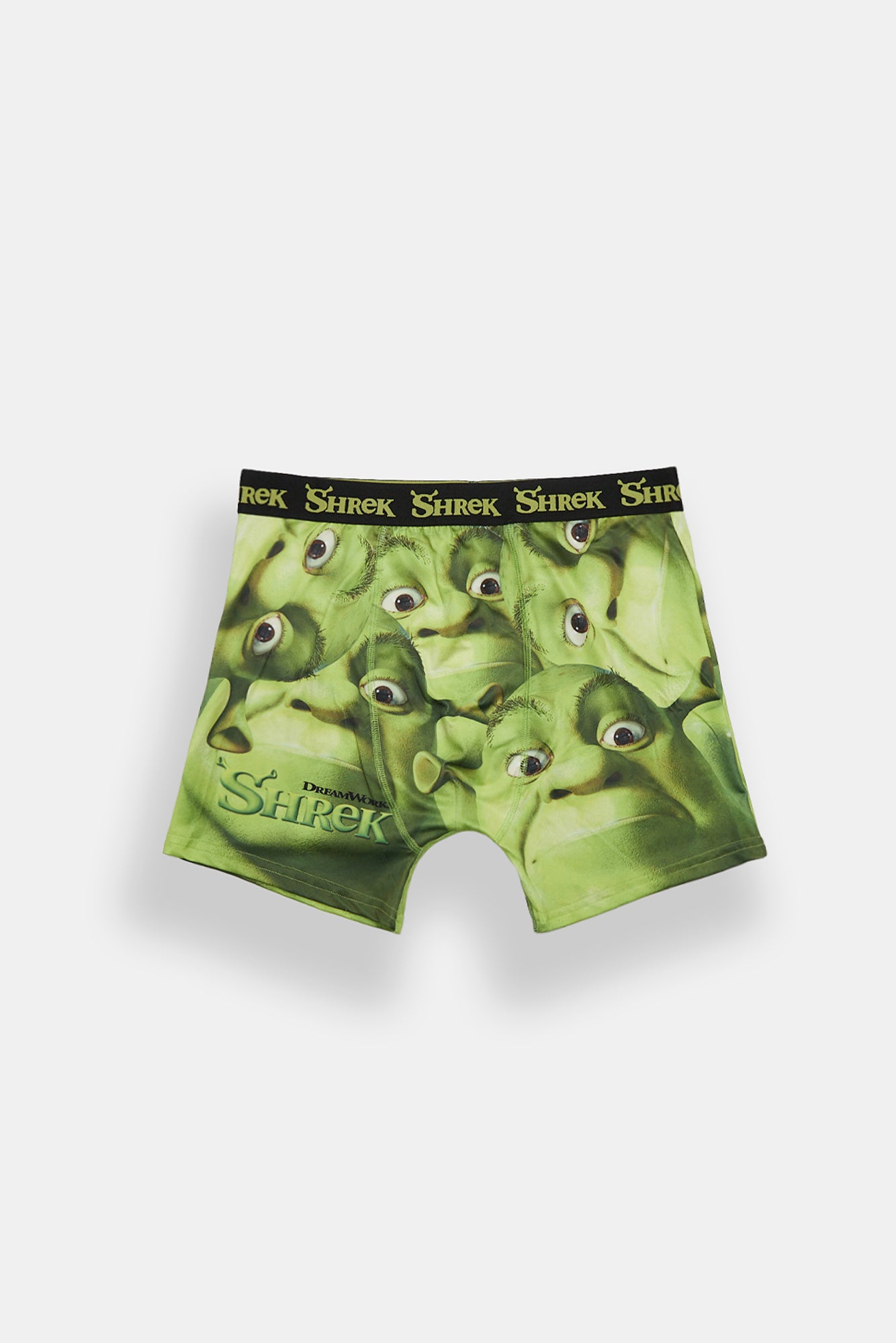 Shrek Staring Faces Printed Boxer Briefs