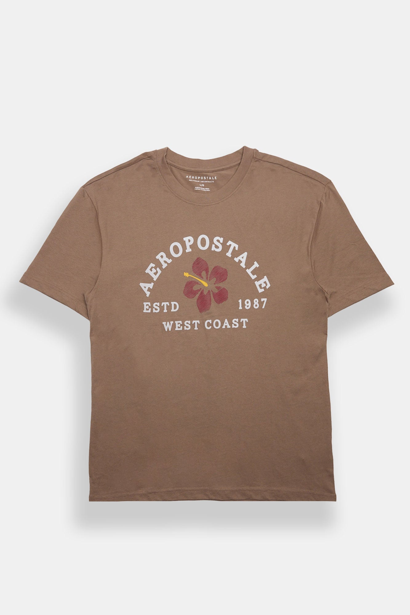 Aéropostale Hibiscus West Coast 1987 Graphic Tee